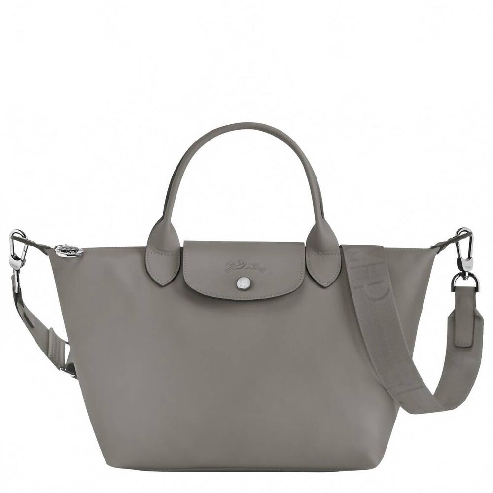 NEW LONGCHAMP women's le pliage xtra small leather shoulder bag in turtledove